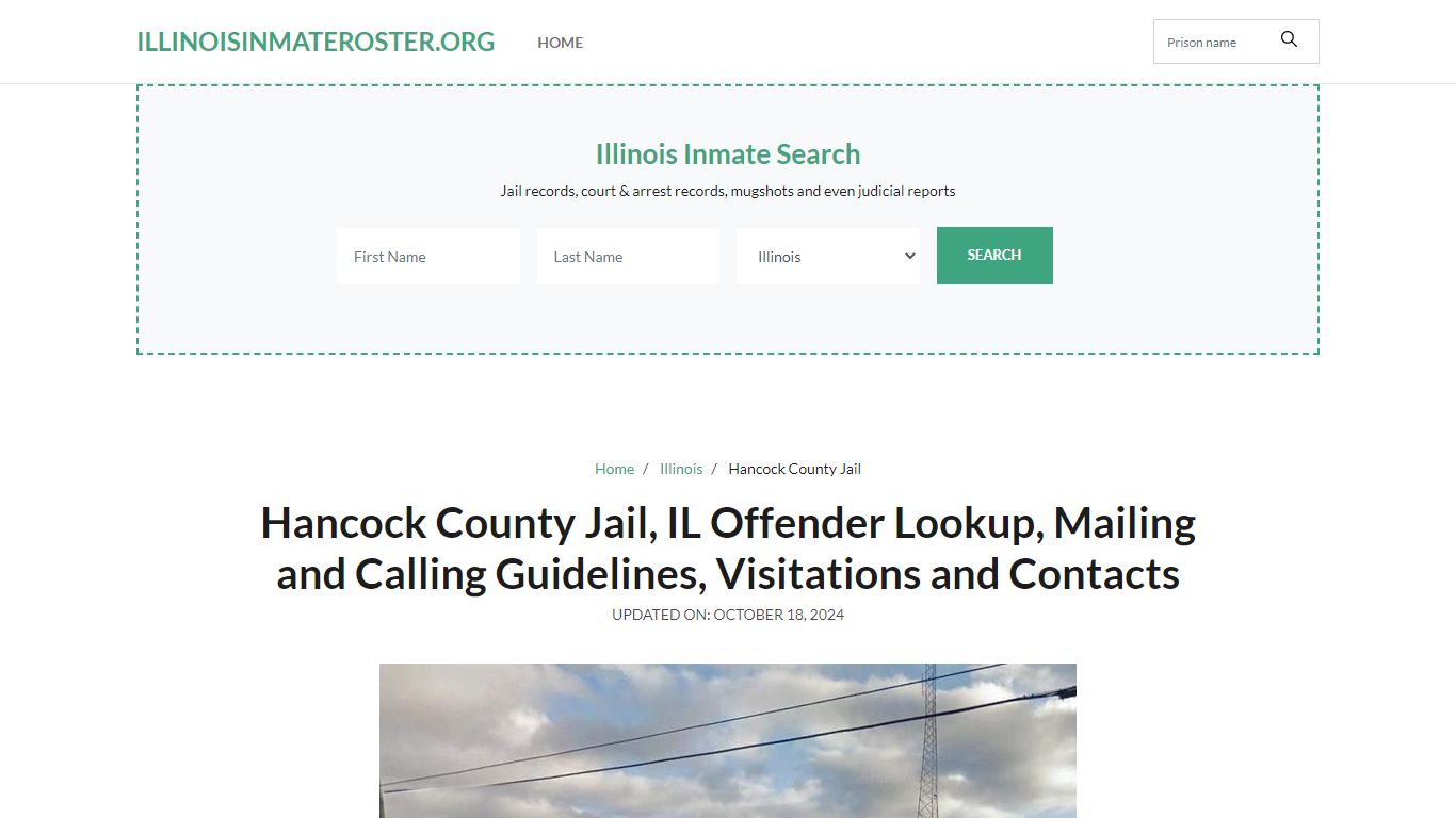 Hancock County Jail, IL: Inmate Search Options, Visitations, Contacts